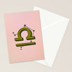 Libra Symbol Stationery Card Gallery Image 2
