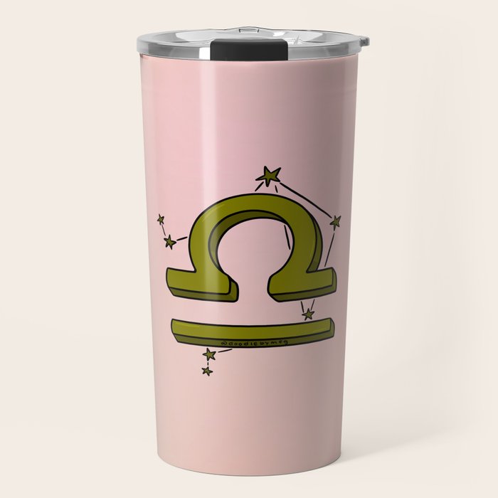 Libra Symbol Travel Mug Gallery Image 1