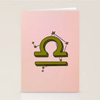 Libra Symbol Stationery Card Gallery Image 2