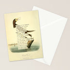 Booby Gannet from 'An Almanac of Birds - Divinations for Uncertain Days' (almanacofbirds.org) Stationery Card Gallery Image 2