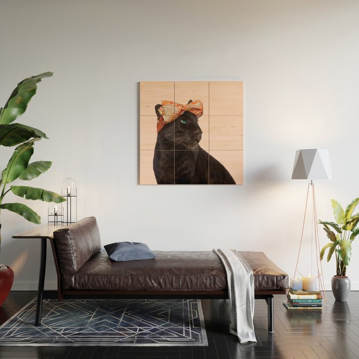 FASHION PANTHER Wood Wall Art Gallery Image 2