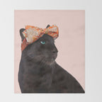 FASHION PANTHER Throw Blanket Gallery Image 2