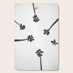 Black and white palms photo Cutting Board Gallery Image 1