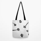 Black and white palms photo Tote Bag Gallery Image 2