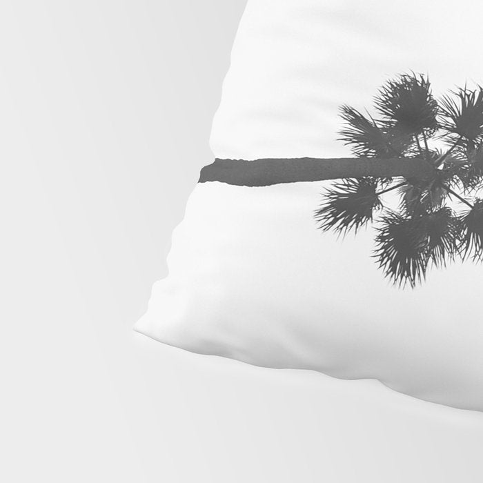 Black and white palms photo Pillow Sham Gallery Image 4