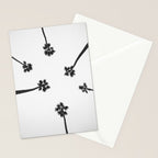Black and white palms photo Stationery Card Gallery Image 2