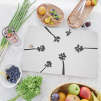 Black and white palms photo Cutting Board Gallery Image 2
