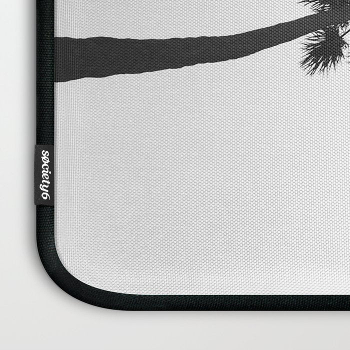 Black and white palms photo Laptop Sleeve Gallery Image 3
