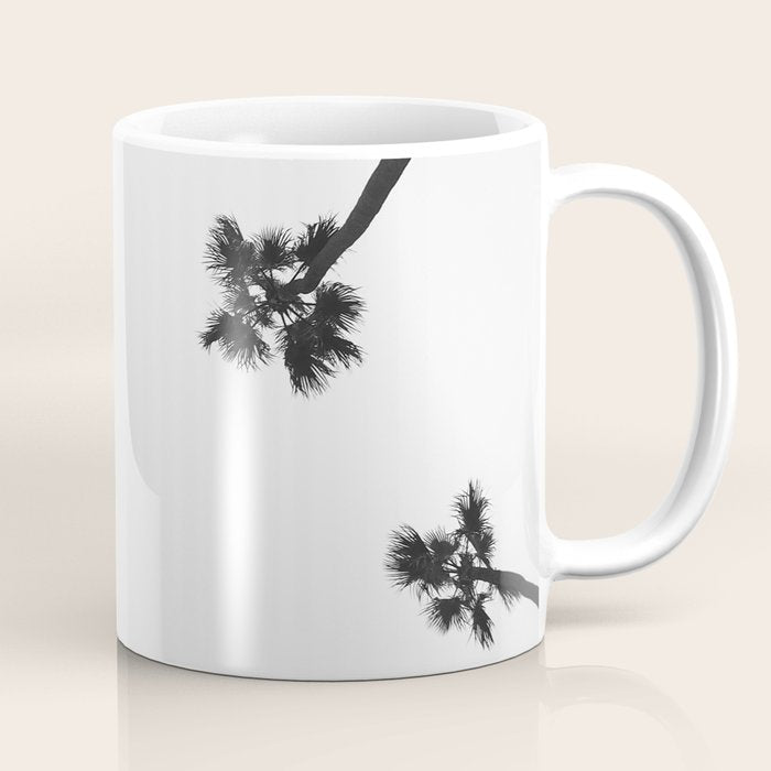 Black and white palms photo Coffee Mug Gallery Image 1