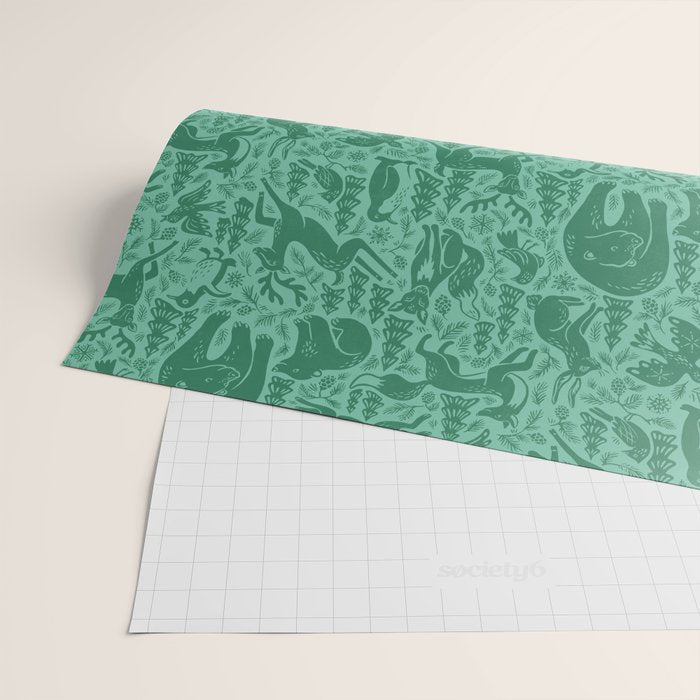 Winter Forest Wonderland Wrapping Paper Gallery Image 2