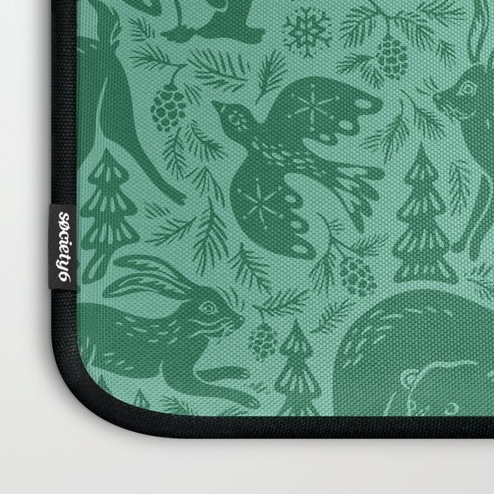 Winter Forest Wonderland Laptop Sleeve Gallery Image 3