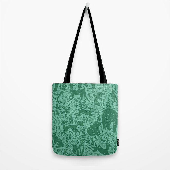 Winter Forest Wonderland Tote Bag Gallery Image 2