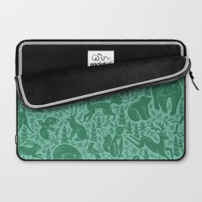 Winter Forest Wonderland Laptop Sleeve Gallery Image 2