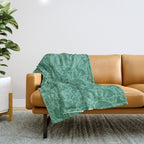 Winter Forest Wonderland Throw Blanket Gallery Image 1