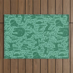 Winter Forest Wonderland Outdoor Rug Gallery Image 1