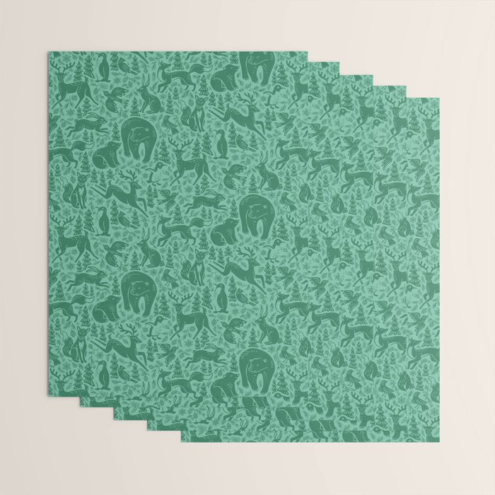 Winter Forest Wonderland Wrapping Paper Gallery Image 3