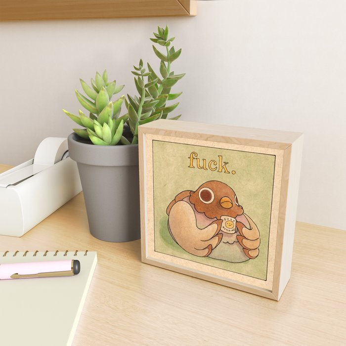 'Fuck' Pigeon 06 Mini Art Print Gallery Image 2