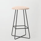 Abstract Retro Double Rainbow Peach Fuzz Stool Gallery Image 1