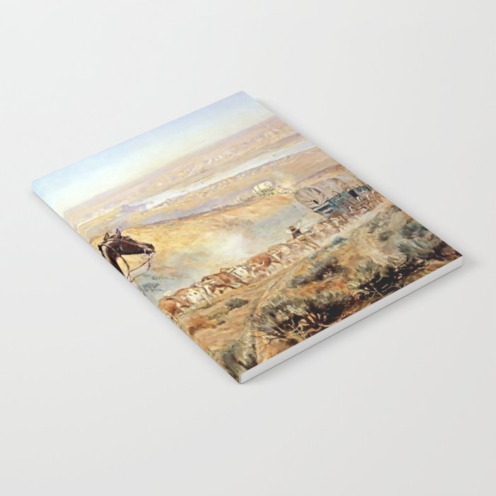âThe Wagon Bossâ by Charles M Russell Notebook Gallery Image 1