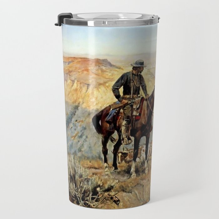 âThe Wagon Bossâ by Charles M Russell Travel Mug Gallery Image 3