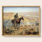âThe Wagon Bossâ by Charles M Russell Serving Tray Gallery Image 1