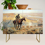 âThe Wagon Bossâ by Charles M Russell Credenza Gallery Image 1