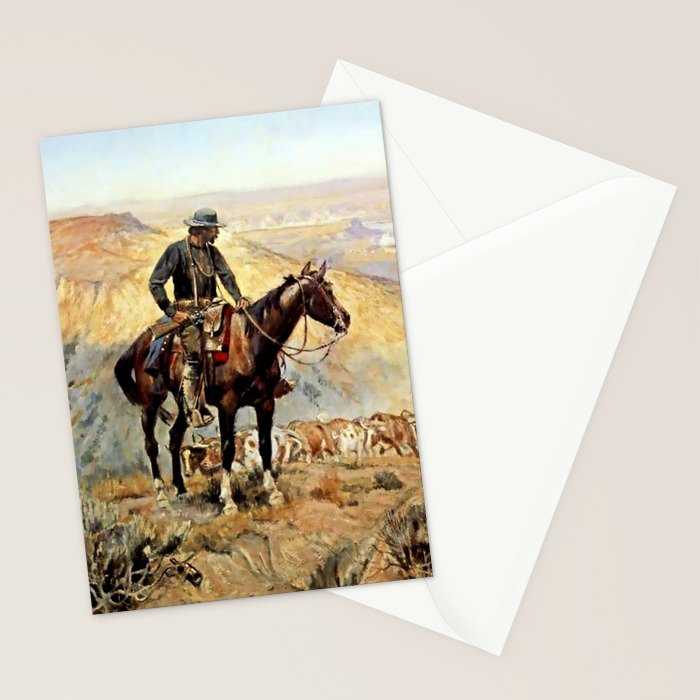 âThe Wagon Bossâ by Charles M Russell Stationery Card Gallery Image 2