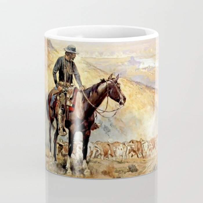âThe Wagon Bossâ by Charles M Russell Coffee Mug Gallery Image 4
