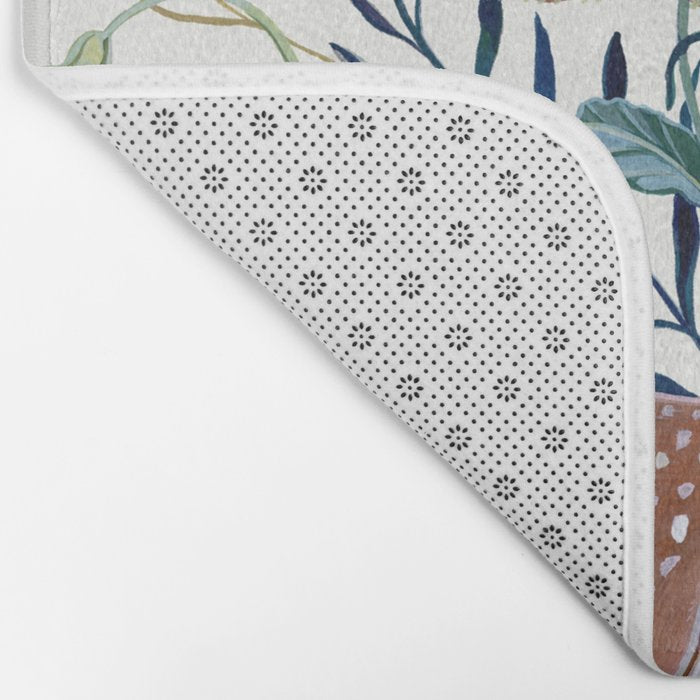Floral Deer Bath Mat Gallery Image 2