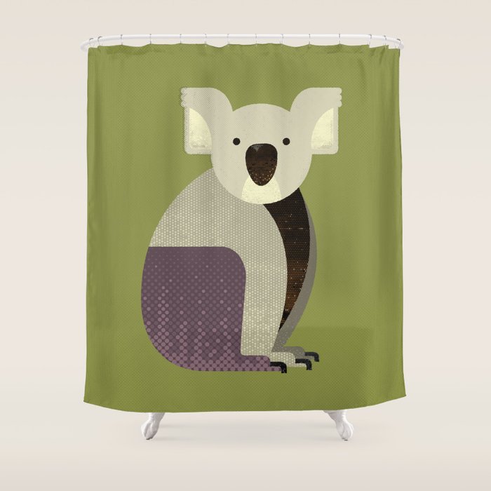 Whimsy Koala Shower Curtain Gallery Image 1