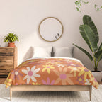 Red floral pattern Comforter Gallery Image 3