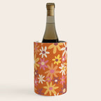 Red floral pattern Wine Chiller Gallery Image 1