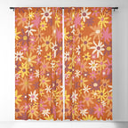 Red floral pattern Window Curtain Gallery Image 5