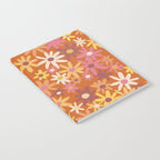 Red floral pattern Notebook Gallery Image 2
