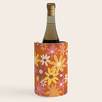 Red floral pattern Wine Chiller Gallery Image 2
