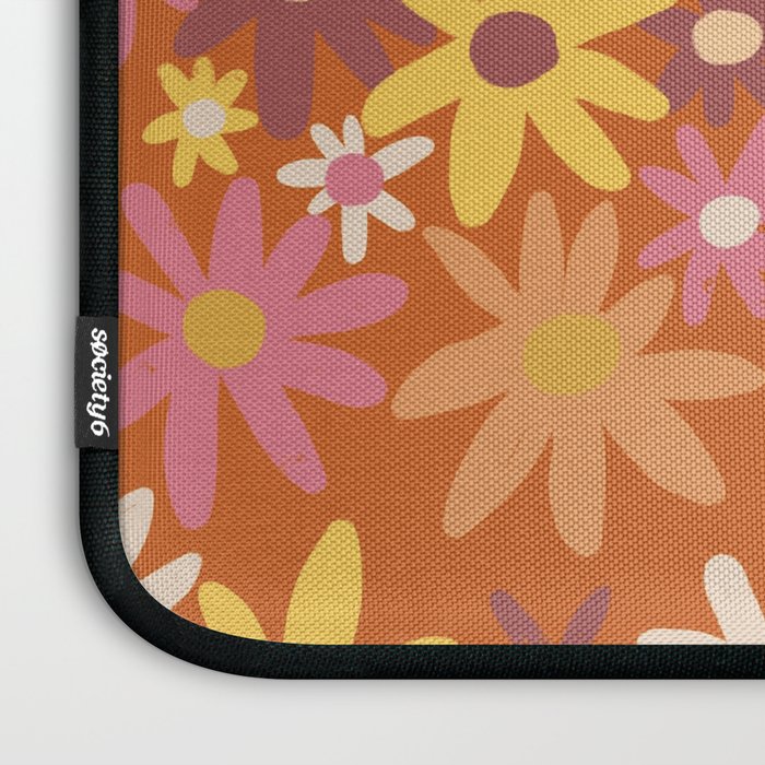 Red floral pattern Laptop Sleeve Gallery Image 3