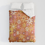 Red floral pattern Duvet Cover Gallery Image 6