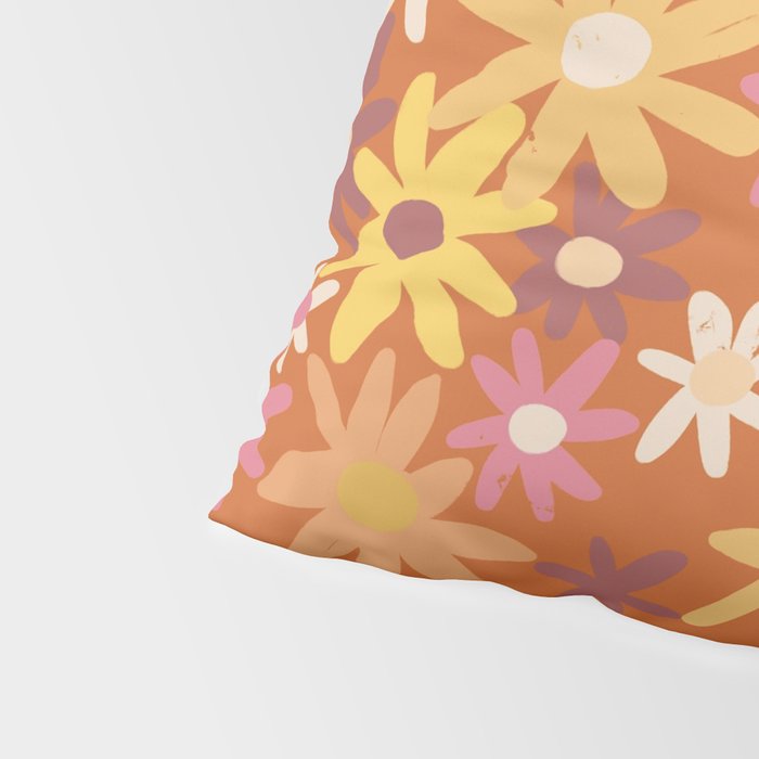 Red floral pattern Pillow Sham Gallery Image 4