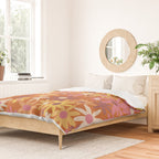 Red floral pattern Duvet Cover Gallery Image 2