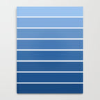 Gradient Arch VIII Bright Blue Mid Century Modern Rainbow Notebook Gallery Image 4