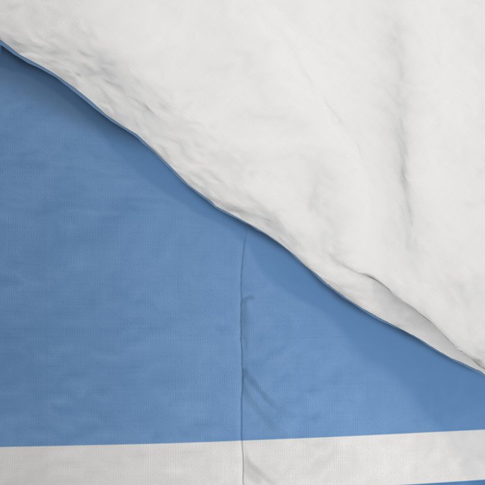 Gradient Arch VIII Bright Blue Mid Century Modern Rainbow Comforter Gallery Image 4