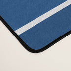 Gradient Arch VIII Bright Blue Mid Century Modern Rainbow Desk Mat Gallery Image 4