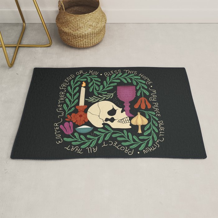 Protection Spell Still Life Rug Gallery Image 1