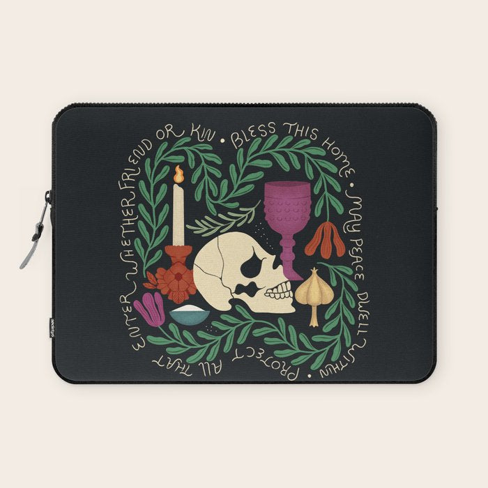 Protection Spell Still Life Laptop Sleeve Gallery Image 1