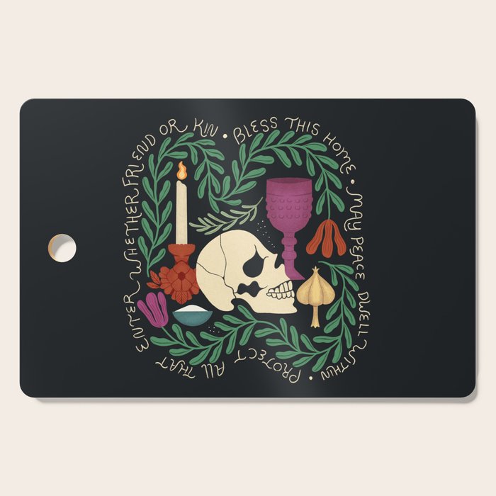 Protection Spell Still Life Cutting Board Gallery Image 1