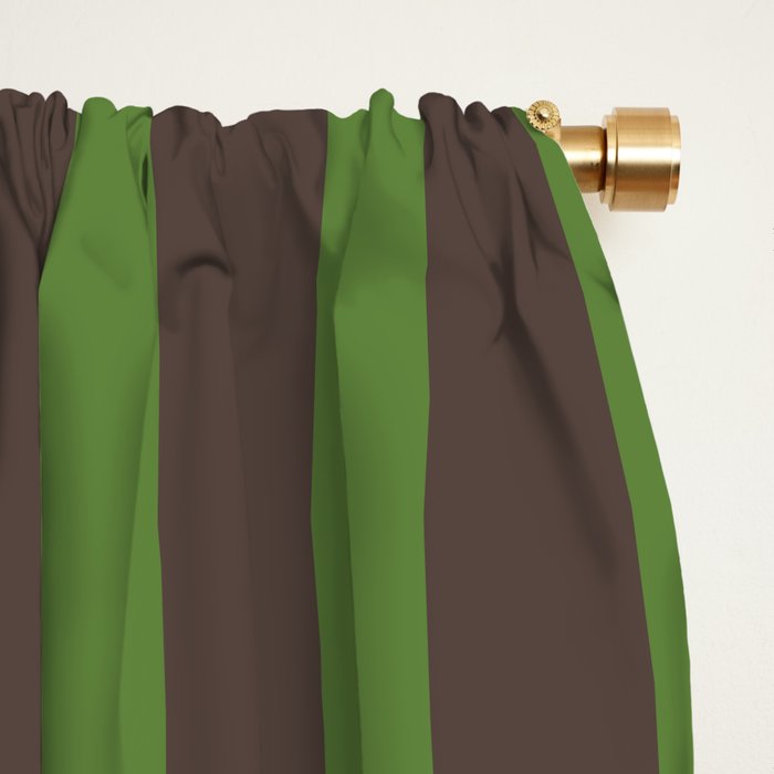 Salted Lime and Chocolate M Window Curtain Gallery Image 2