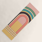 Geometric Abstraction Rainbow Yoga Mat Gallery Image 1
