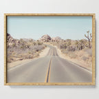 Joshua Tree Desert Road Serving Tray Gallery Image 1