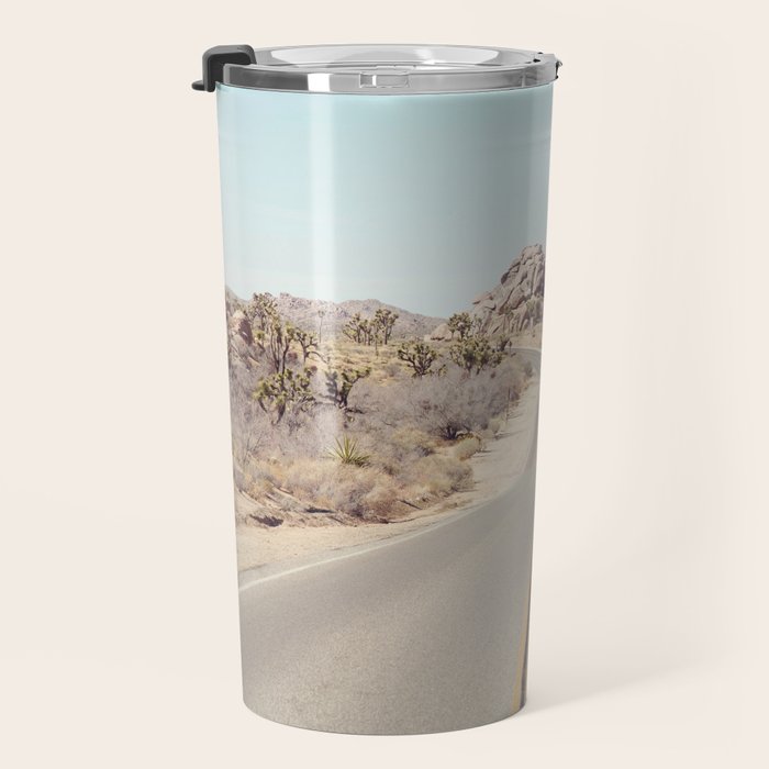 Joshua Tree Desert Road Travel Mug Gallery Image 3