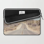 Joshua Tree Desert Road Laptop Sleeve Gallery Image 2